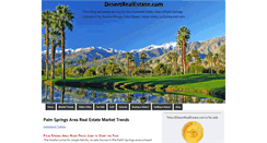 Desktop Screenshot of desertrealestate.com